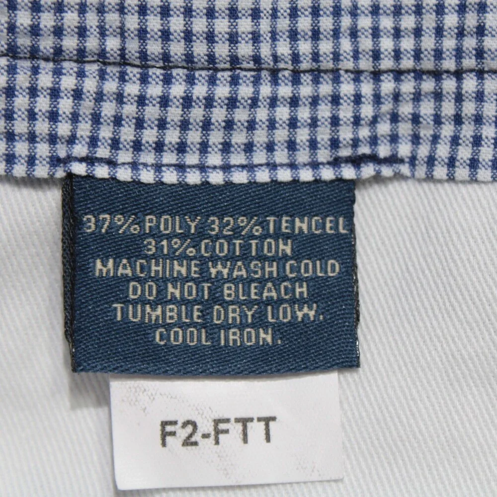 Frank's Pants NWT Chinos / Casual Pants Size 46 US in Navy Blue Polyester Blend
